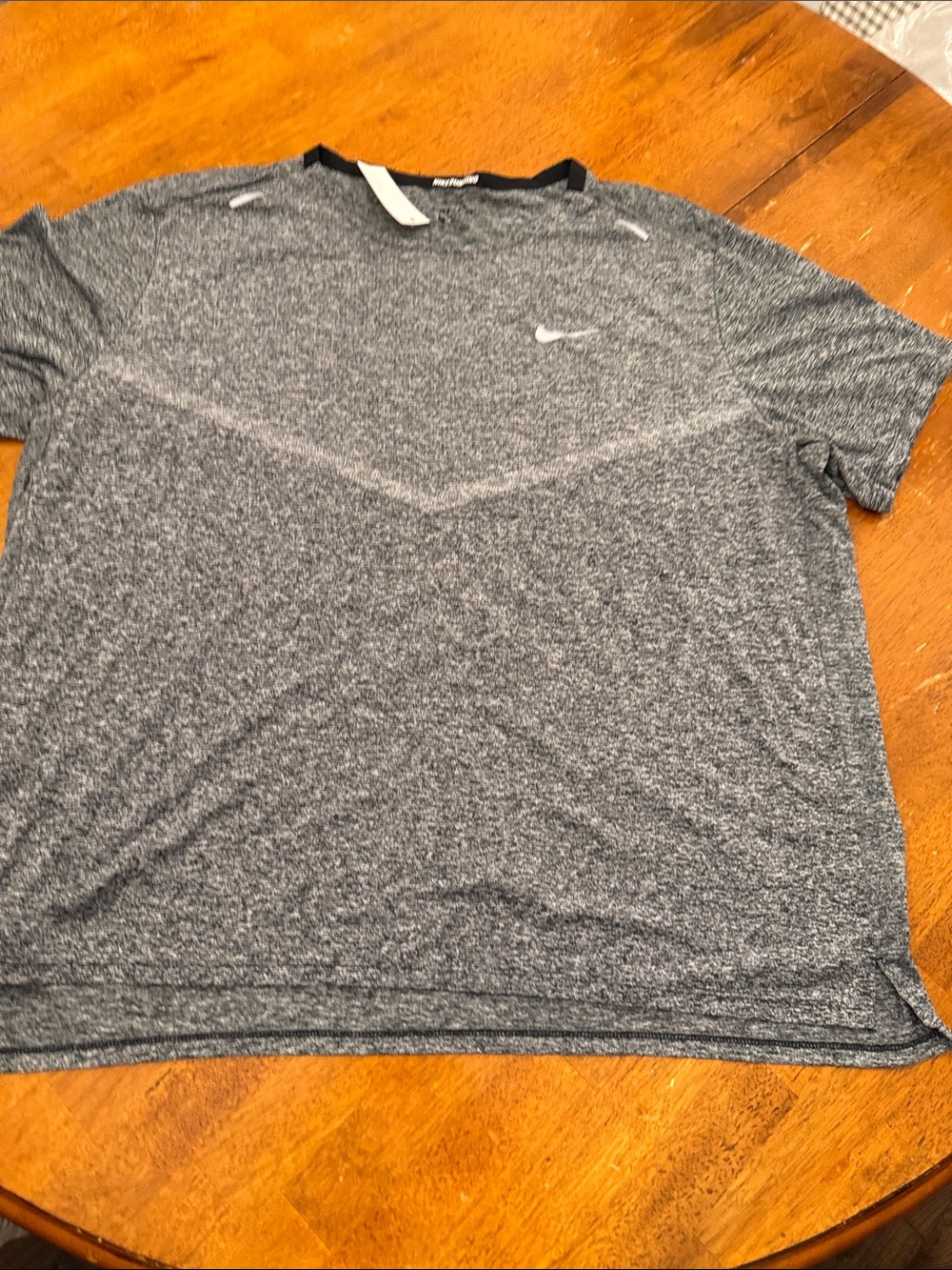 NWT Nike Mens DRI-FIT 365 Short-Sleeve Running Top Gray Sz xxl CZ9184-011 $55